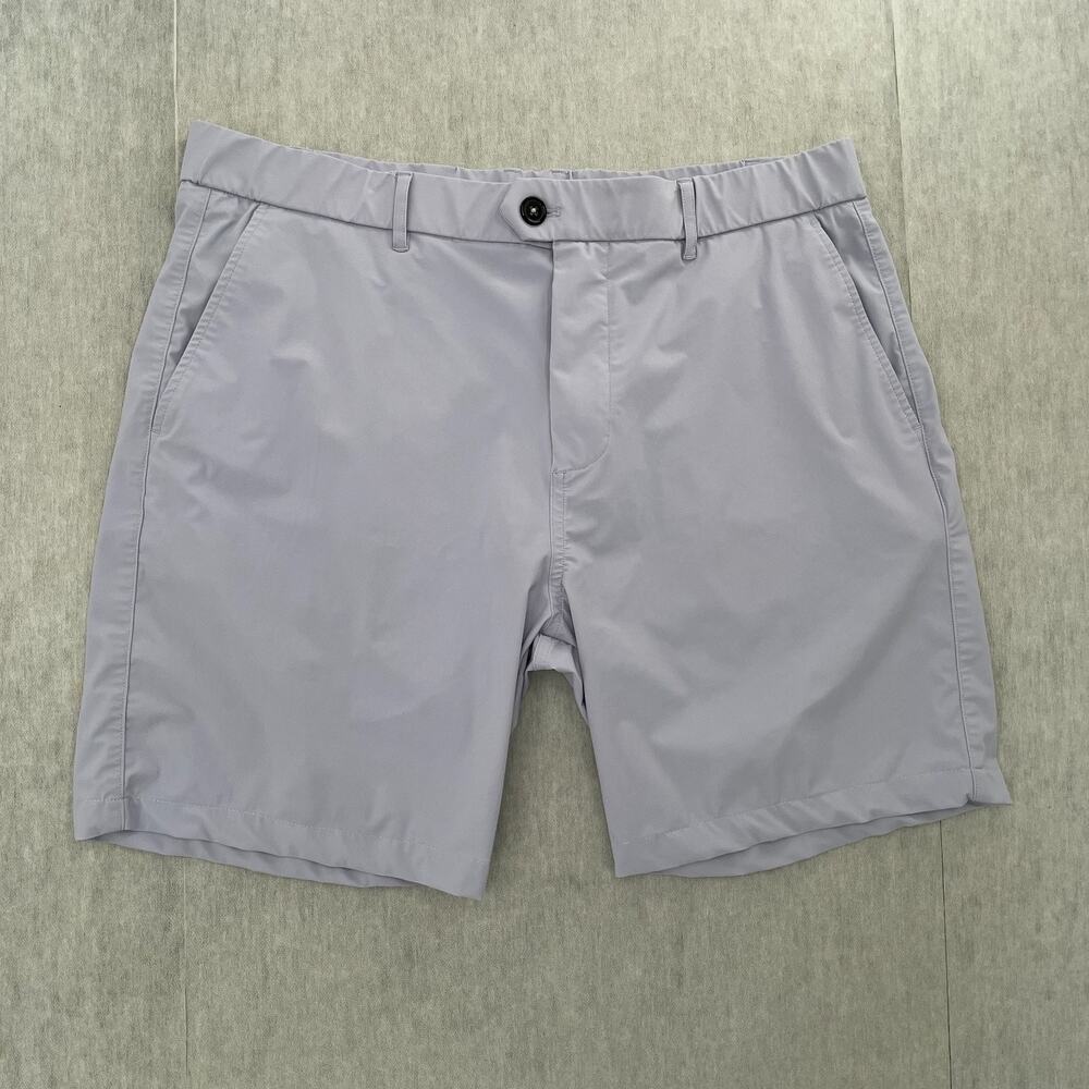 Greyson Shorts Adult 38 Light Purple Solid Performance Golf Stretch Pockets Mens